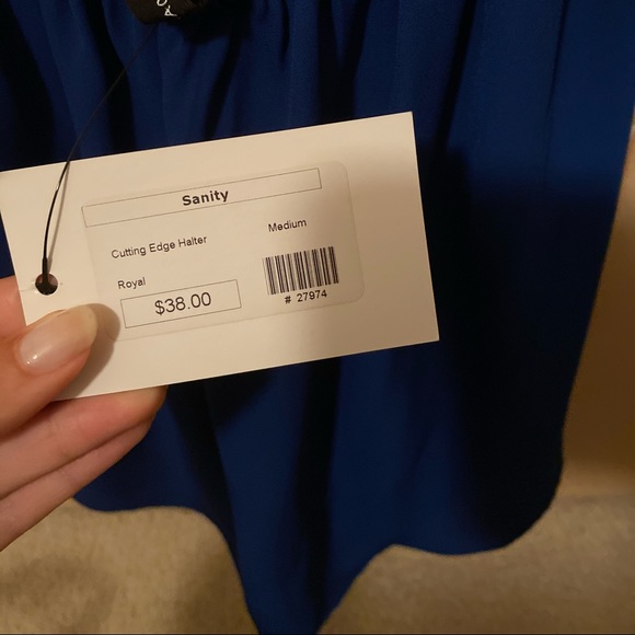 Royal Blue Halter - Picture 5 of 5